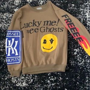 Lucky me I see ghosts crew neck
